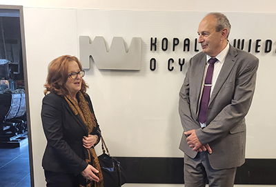 Kopalnię Wiedzy o Cynku odwiedził niecodzienny gość.
